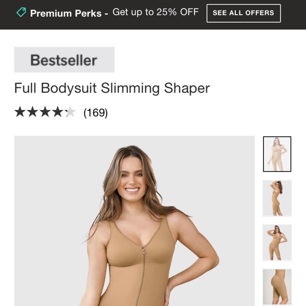 Leónisa Full Bodysuit Shaper